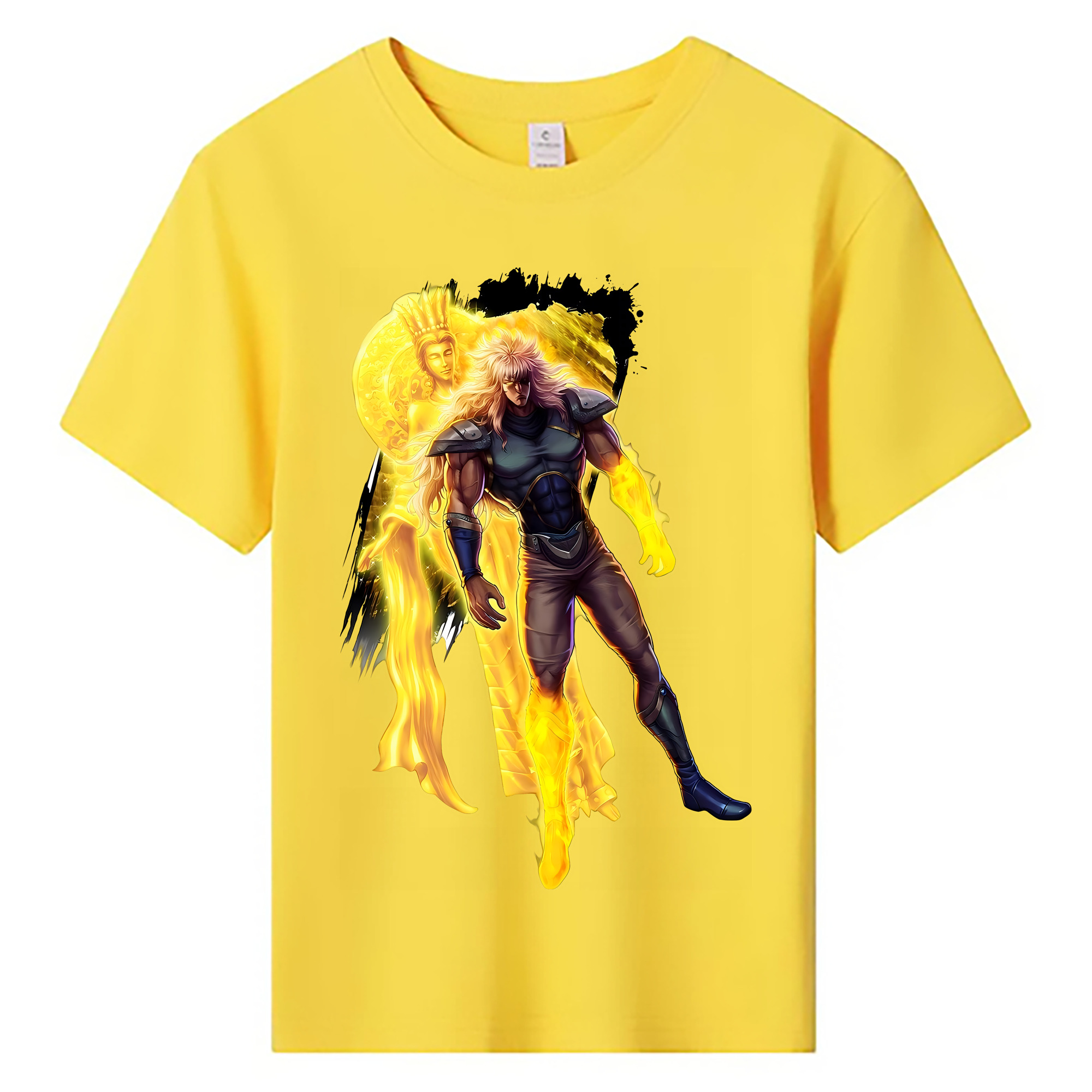 （画像用） 北斗の拳 Fist of the North Star 綿100％キッズTシャツ（フロントプリント）