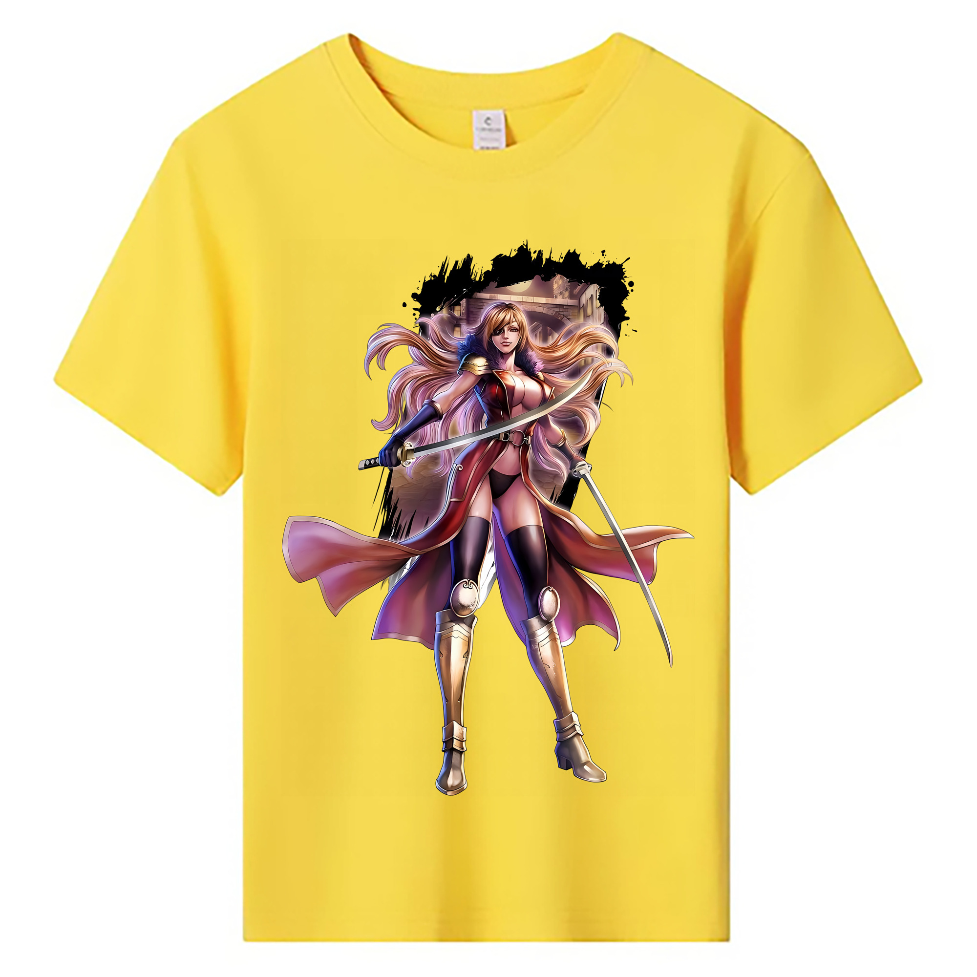 （画像用） 北斗の拳 Fist of the North Star 綿100％キッズTシャツ（フロントプリント）