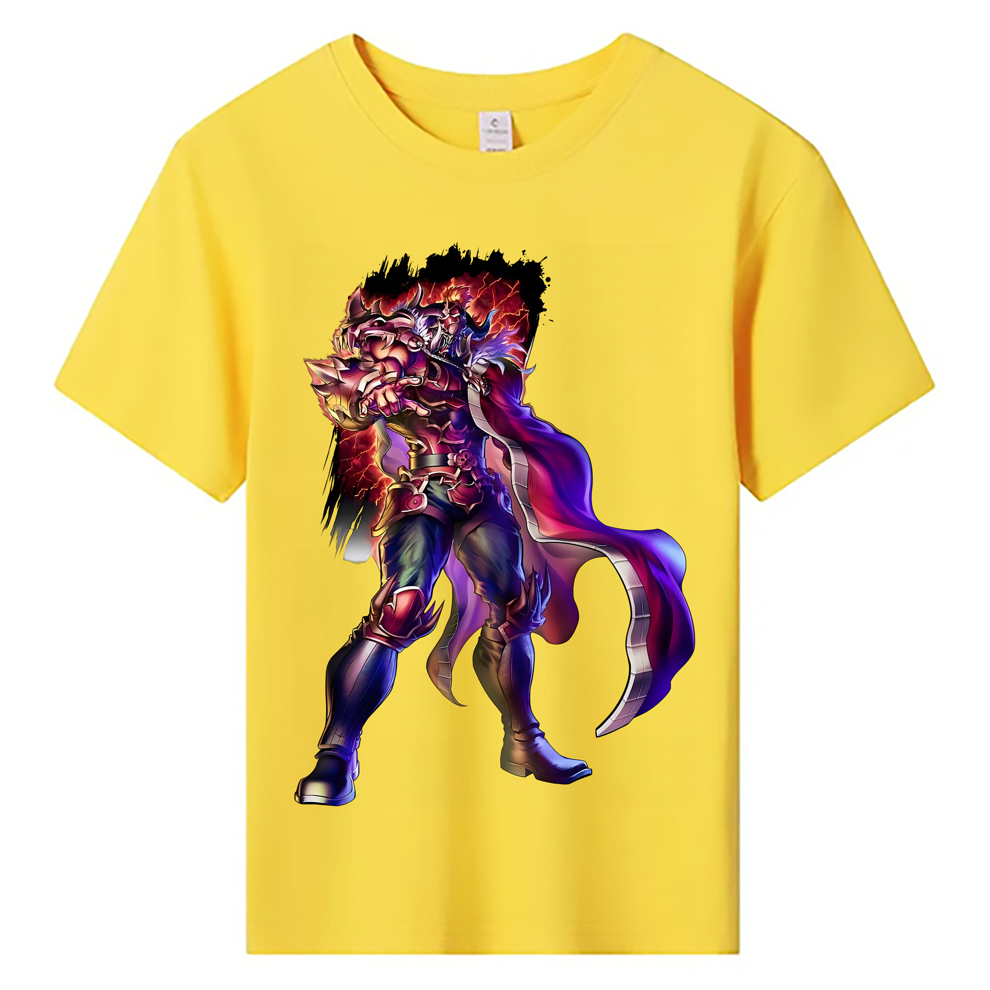 （画像用） 北斗の拳 Fist of the North Star 綿100％キッズTシャツ（フロントプリント）
