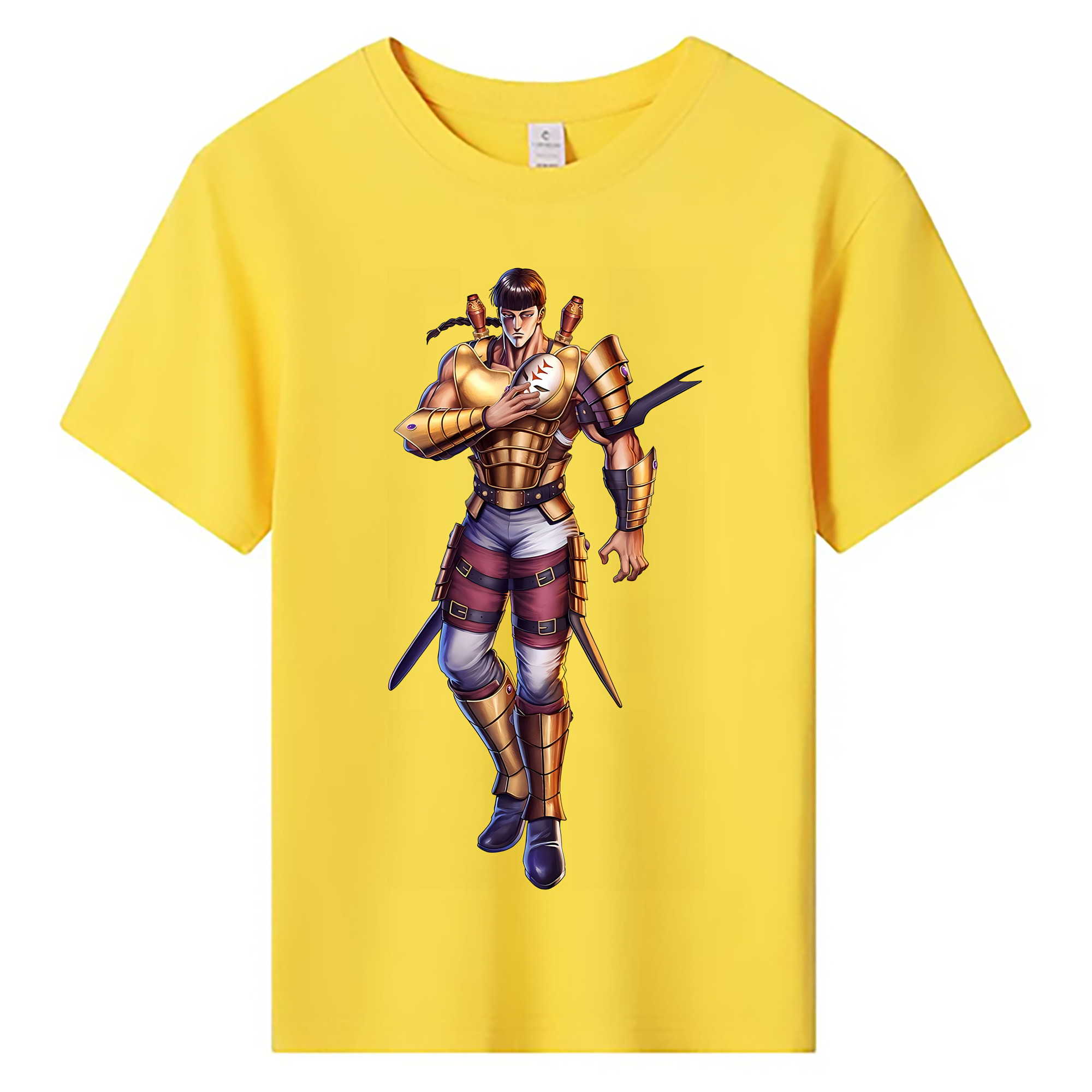 （画像用） 北斗の拳 Fist of the North Star 綿100％キッズTシャツ（フロントプリント）