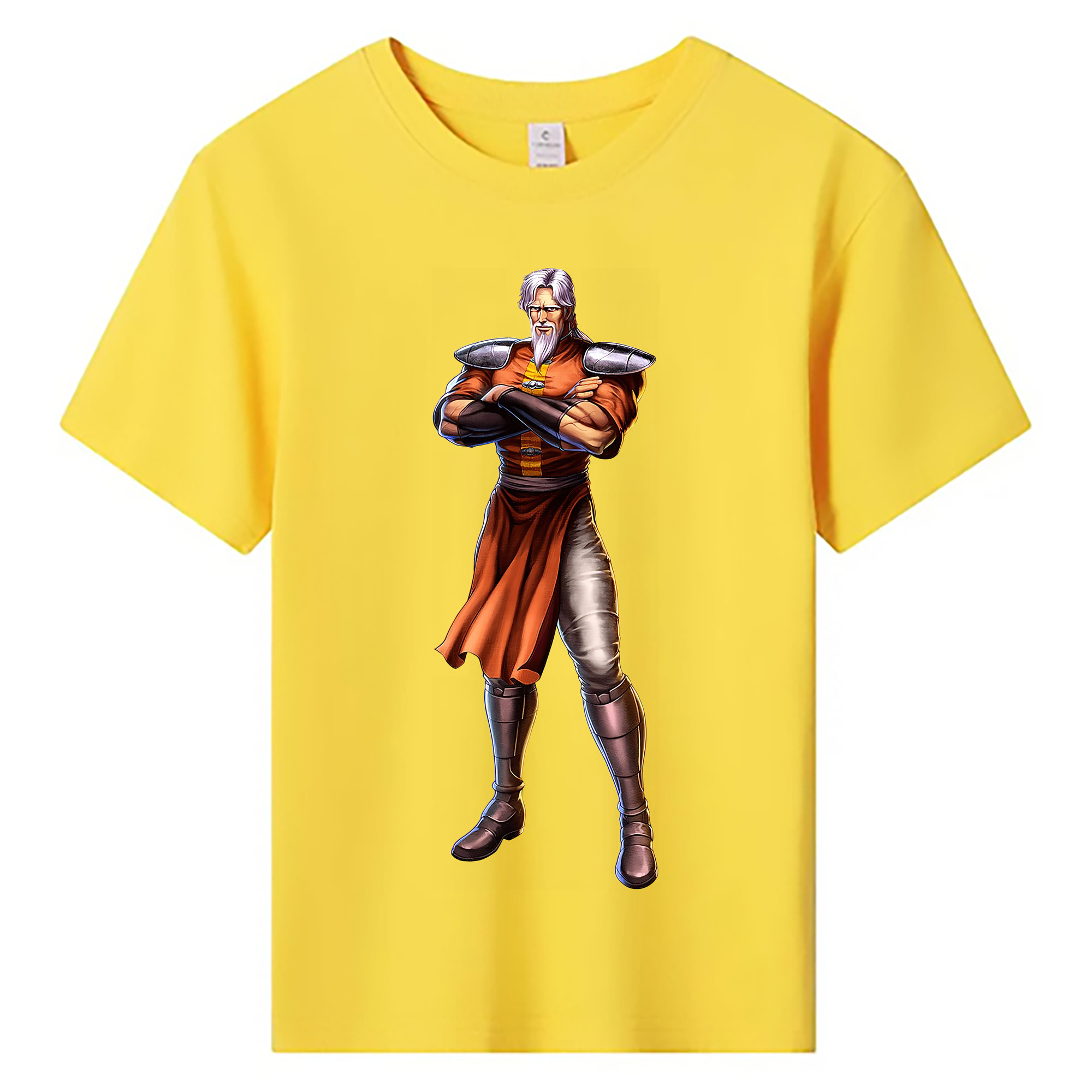 （画像用） 北斗の拳 Fist of the North Star 綿100％キッズTシャツ（フロントプリント）