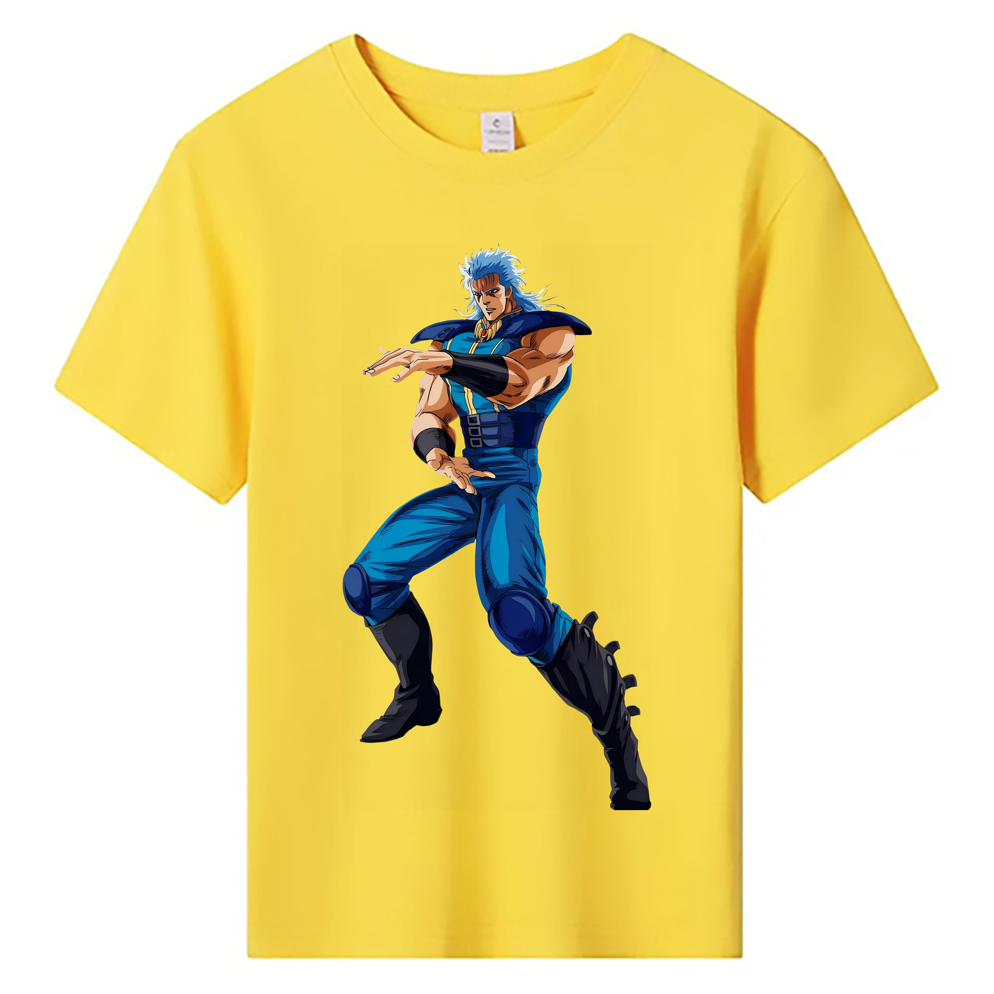 北斗の拳 Fist of the North Star 綿100％キッズTシャツ（フロントプリント）