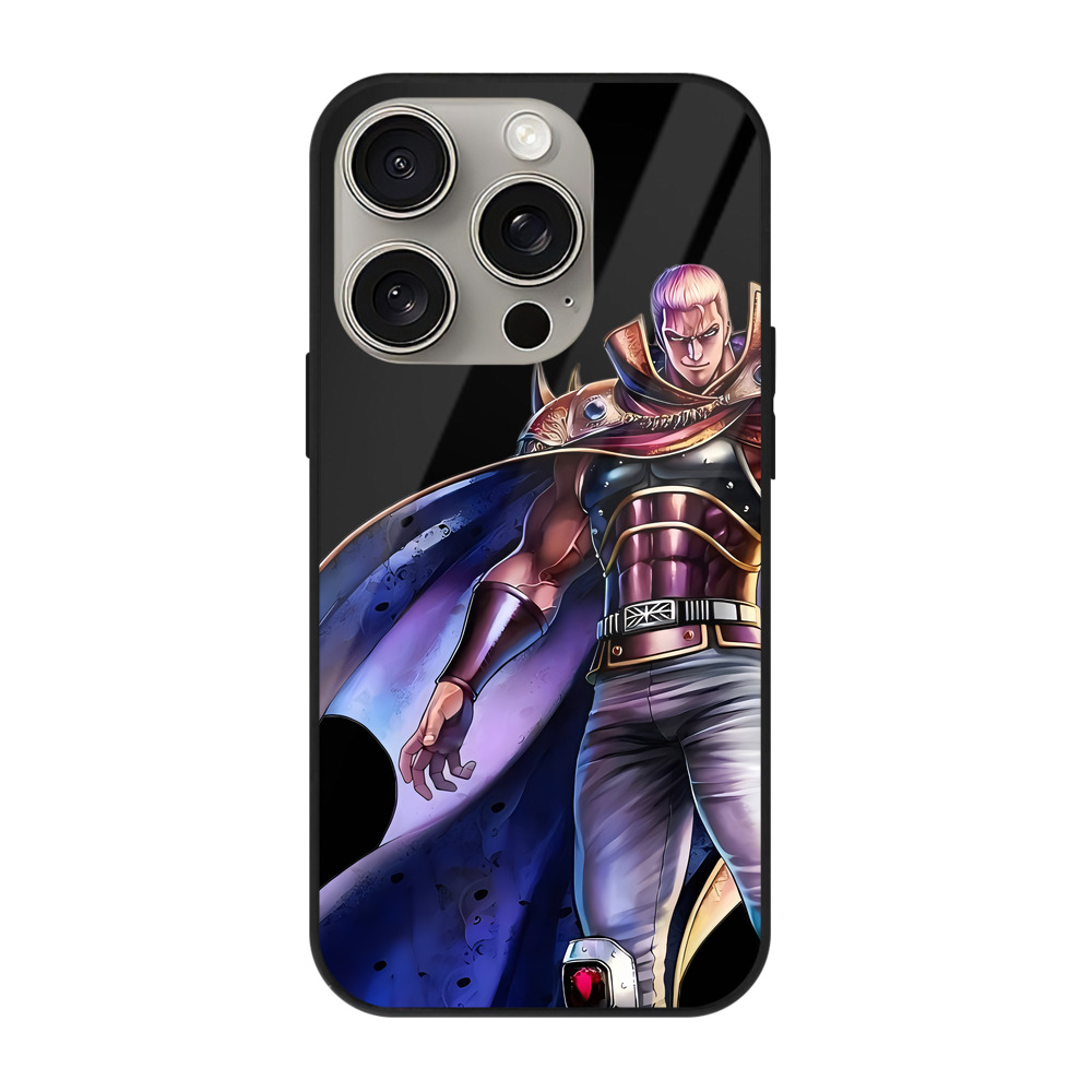 （画像用） 北斗の拳 Fist of the North Star 【iPhone15Pro対応】スマホケース 耐衝撃＆黄変防止 背面ガラス
