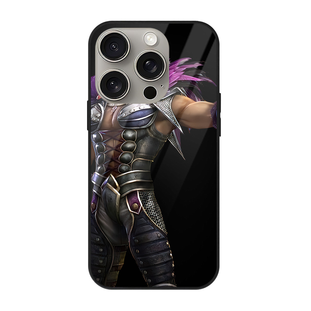 （画像用） 北斗の拳 Fist of the North Star 【iPhone15Pro対応】スマホケース 耐衝撃＆黄変防止 背面ガラス