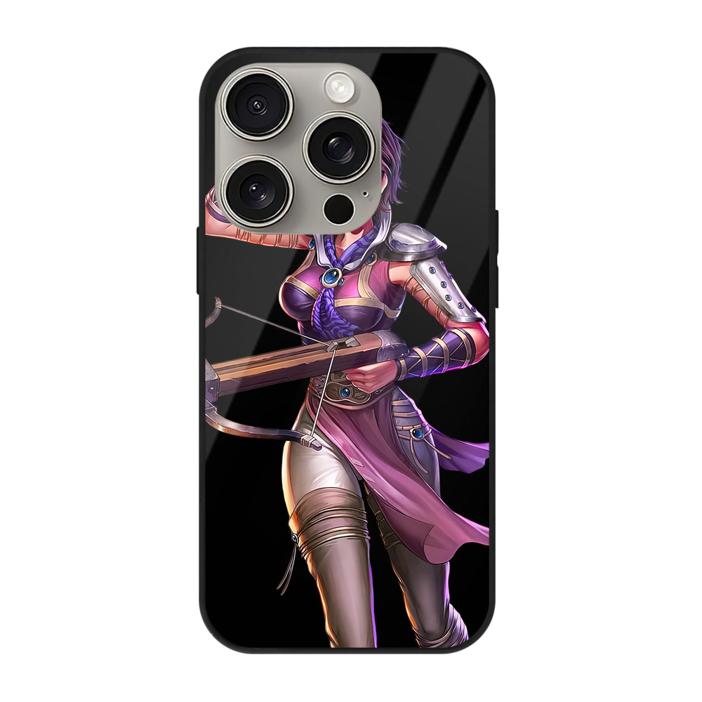 （画像用） 北斗の拳 Fist of the North Star 【iPhone15Pro対応】スマホケース 耐衝撃＆黄変防止 背面ガラス