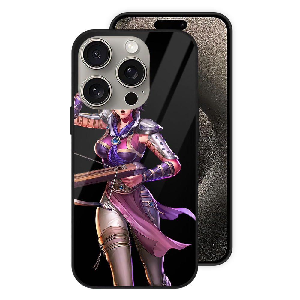 （画像用） 北斗の拳 Fist of the North Star 【iPhone15Pro対応】スマホケース 耐衝撃＆黄変防止 背面ガラス