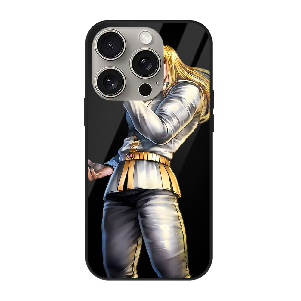（画像用） 北斗の拳 Fist of the North Star 【iPhone15Pro対応】スマホケース 耐衝撃＆黄変防止 背面ガラス