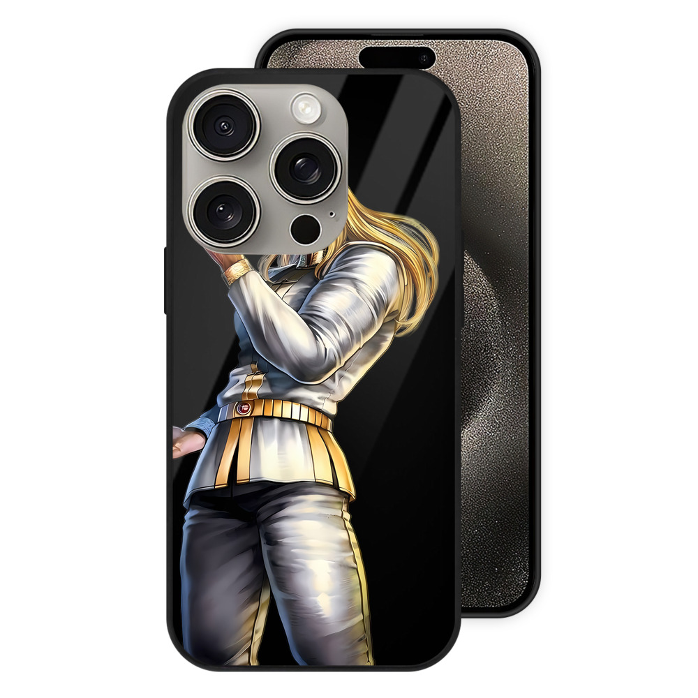 （画像用） 北斗の拳 Fist of the North Star 【iPhone15Pro対応】スマホケース 耐衝撃＆黄変防止 背面ガラス