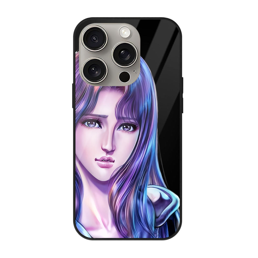 （画像用） 北斗の拳 Fist of the North Star 【iPhone15Pro対応】スマホケース 耐衝撃＆黄変防止 背面ガラス