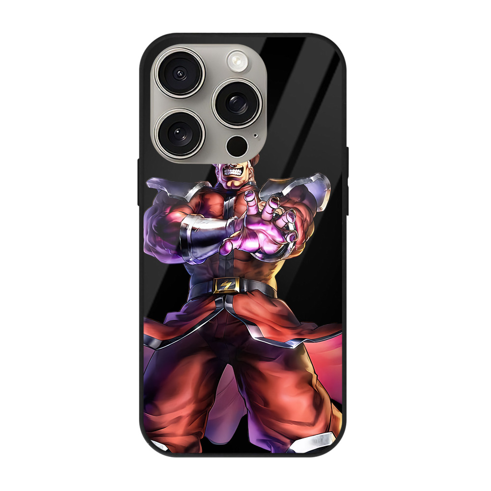 （画像用） 北斗の拳 Fist of the North Star 【iPhone15Pro対応】スマホケース 耐衝撃＆黄変防止 背面ガラス