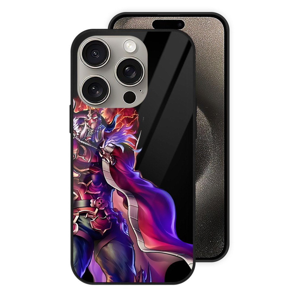 （画像用） 北斗の拳 Fist of the North Star 【iPhone15Pro対応】スマホケース 耐衝撃＆黄変防止 背面ガラス