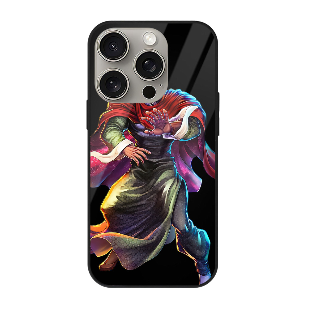 （画像用） 北斗の拳 Fist of the North Star 【iPhone15Pro対応】スマホケース 耐衝撃＆黄変防止 背面ガラス