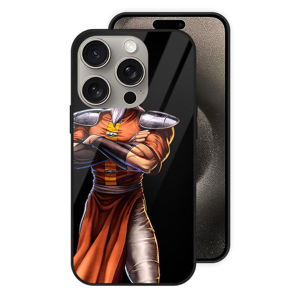 （画像用） 北斗の拳 Fist of the North Star 【iPhone15Pro対応】スマホケース 耐衝撃＆黄変防止 背面ガラス