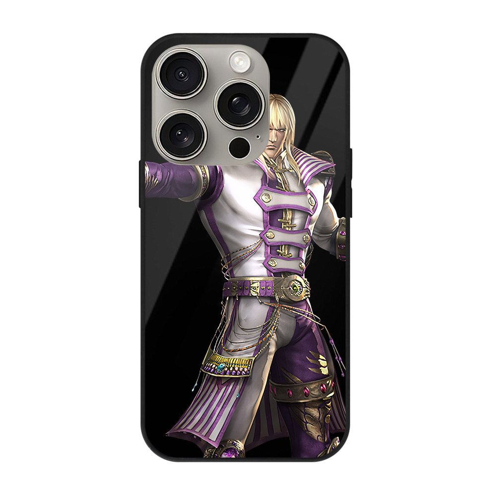 （画像用） 北斗の拳 Fist of the North Star 【iPhone15Pro対応】スマホケース 耐衝撃＆黄変防止 背面ガラス