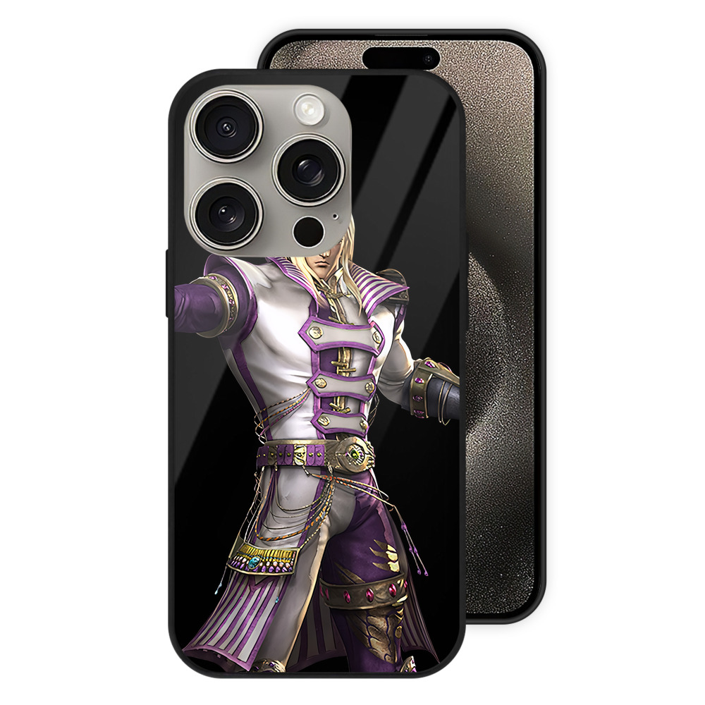 （画像用） 北斗の拳 Fist of the North Star 【iPhone15Pro対応】スマホケース 耐衝撃＆黄変防止 背面ガラス