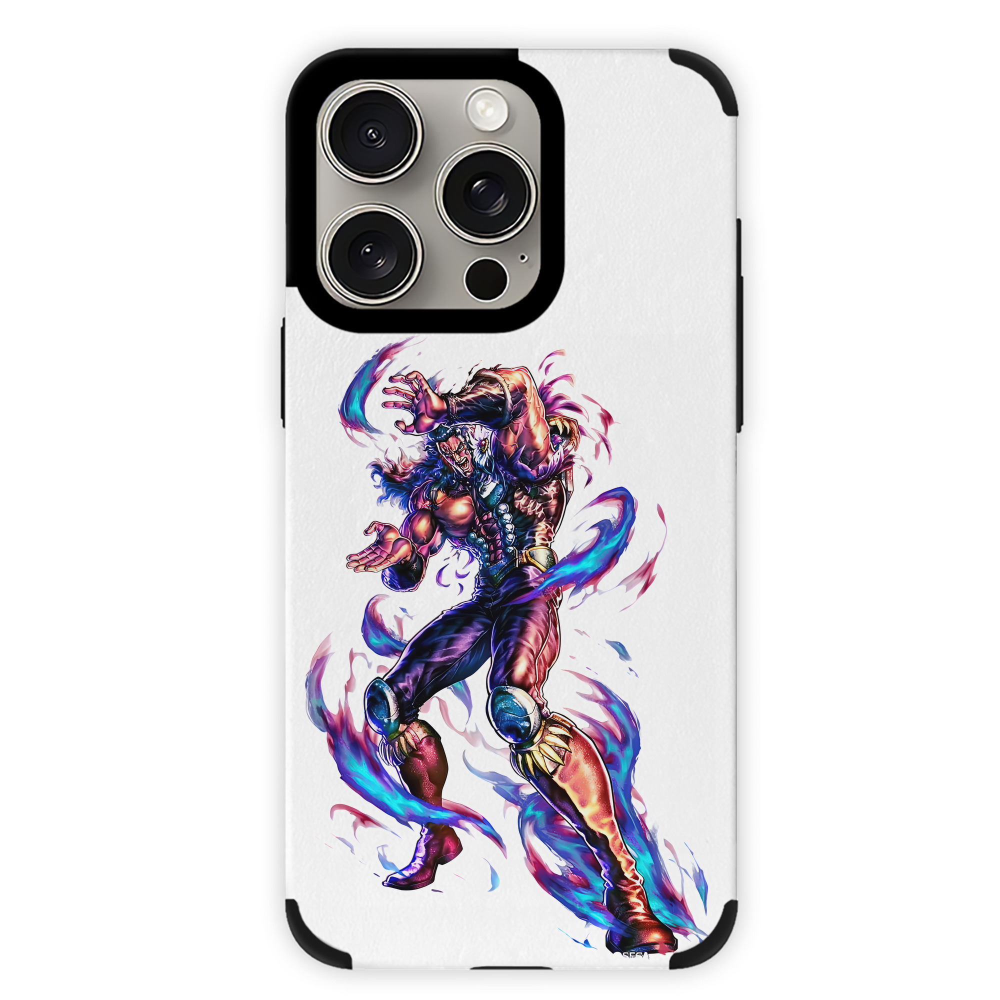 （画像用） 北斗の拳 Fist of the North Star 【iPhone15ProMax対応】 PUレザー スマホケース 耐衝撃＆黄変防止