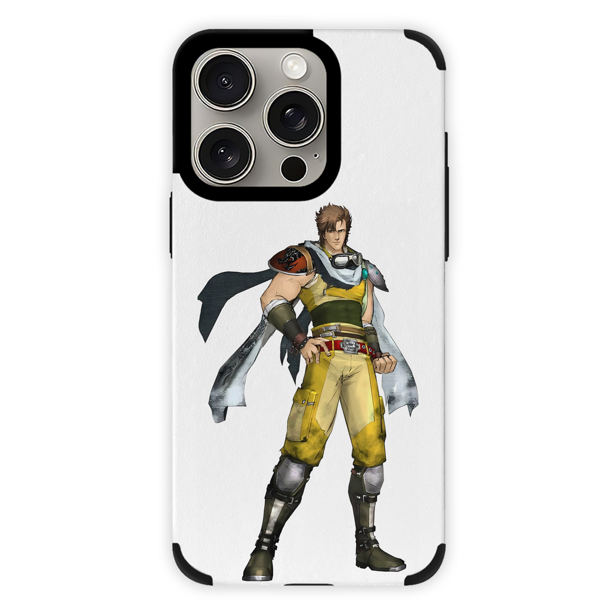 （画像用） 北斗の拳 Fist of the North Star 【iPhone15ProMax対応】 PUレザー スマホケース 耐衝撃＆黄変防止