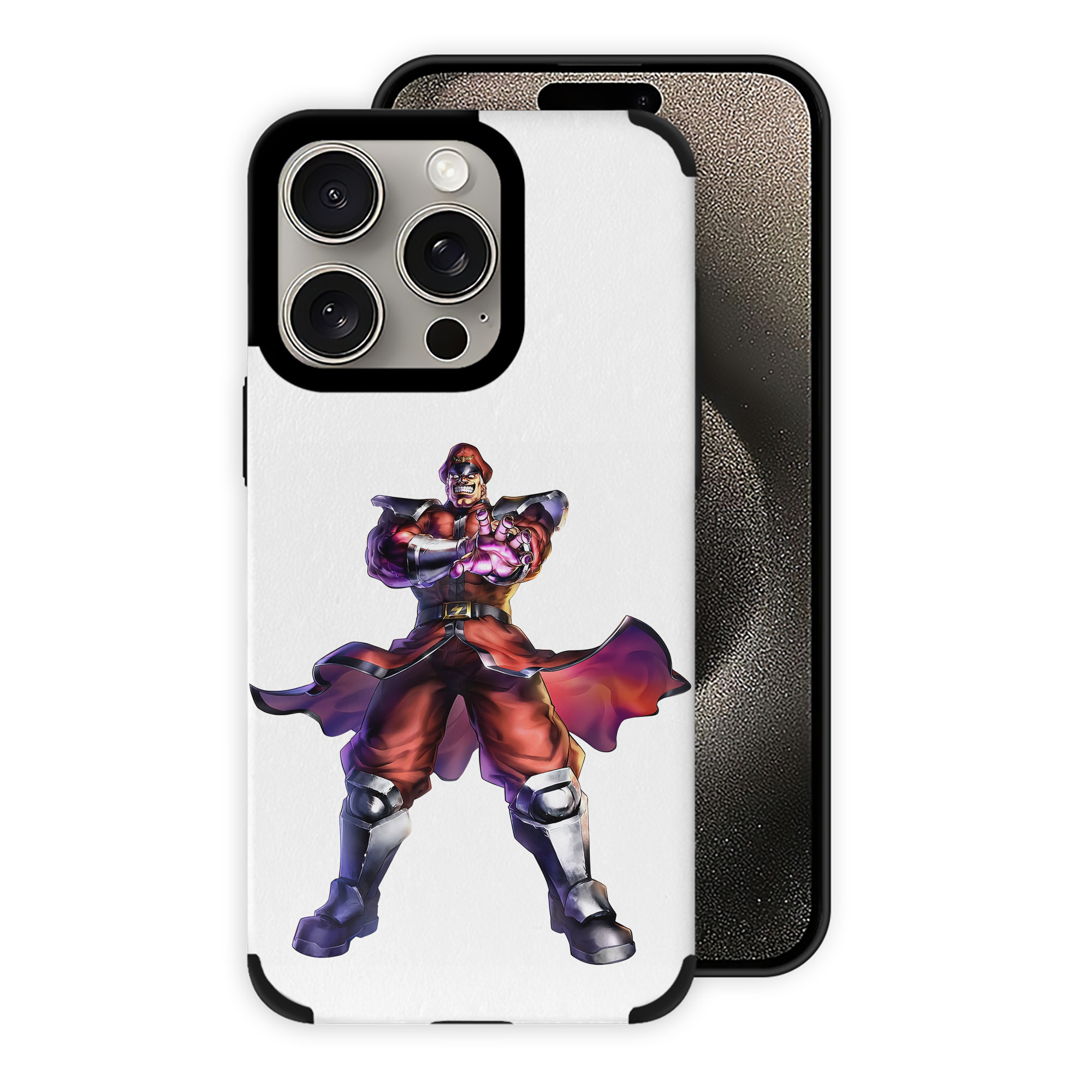 （画像用） 北斗の拳 Fist of the North Star 【iPhone15ProMax対応】 PUレザー スマホケース 耐衝撃＆黄変防止