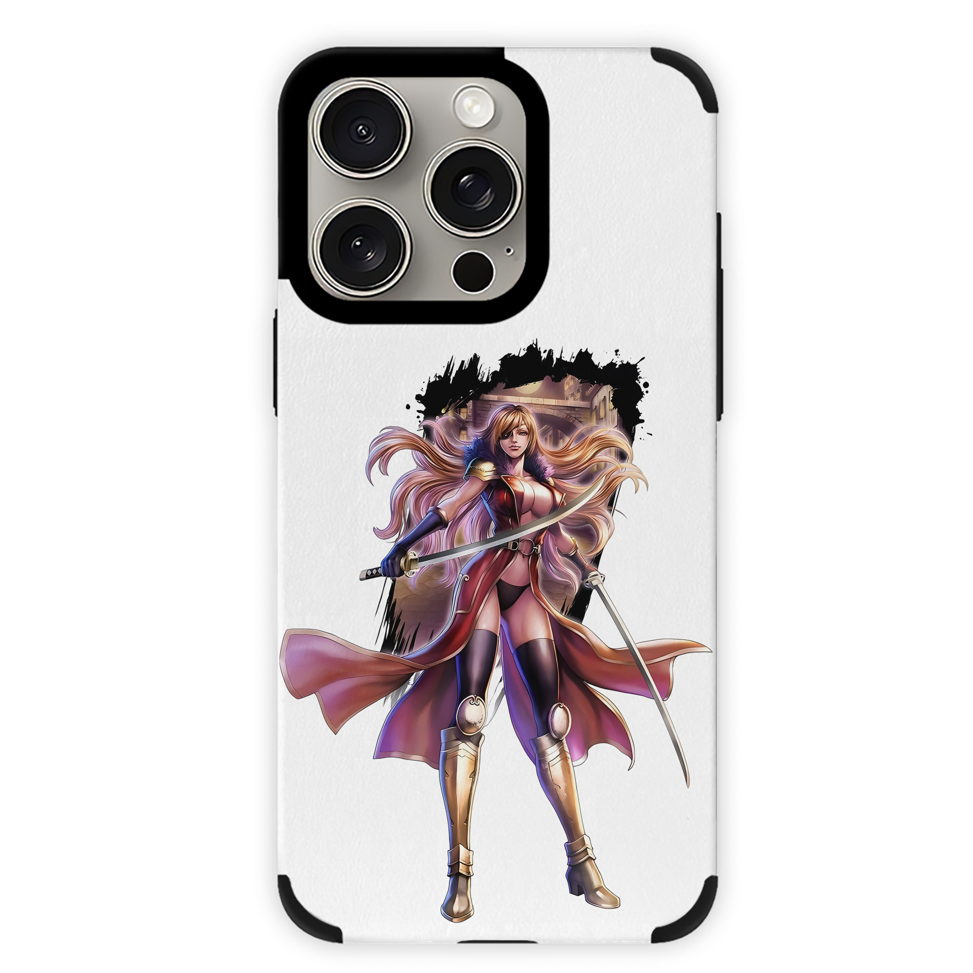 （画像用） 北斗の拳 Fist of the North Star 【iPhone15ProMax対応】 PUレザー スマホケース 耐衝撃＆黄変防止