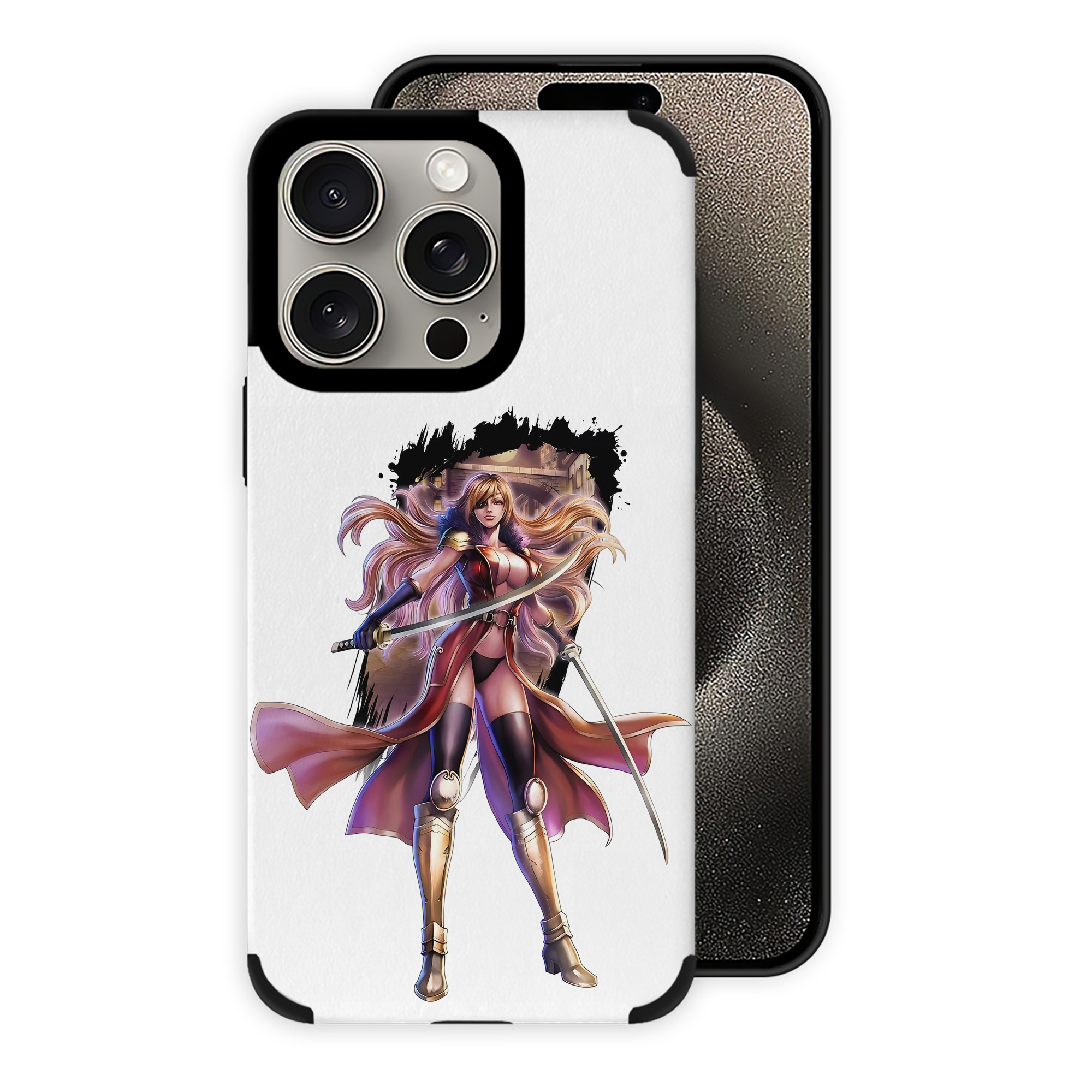 （画像用） 北斗の拳 Fist of the North Star 【iPhone15ProMax対応】 PUレザー スマホケース 耐衝撃＆黄変防止