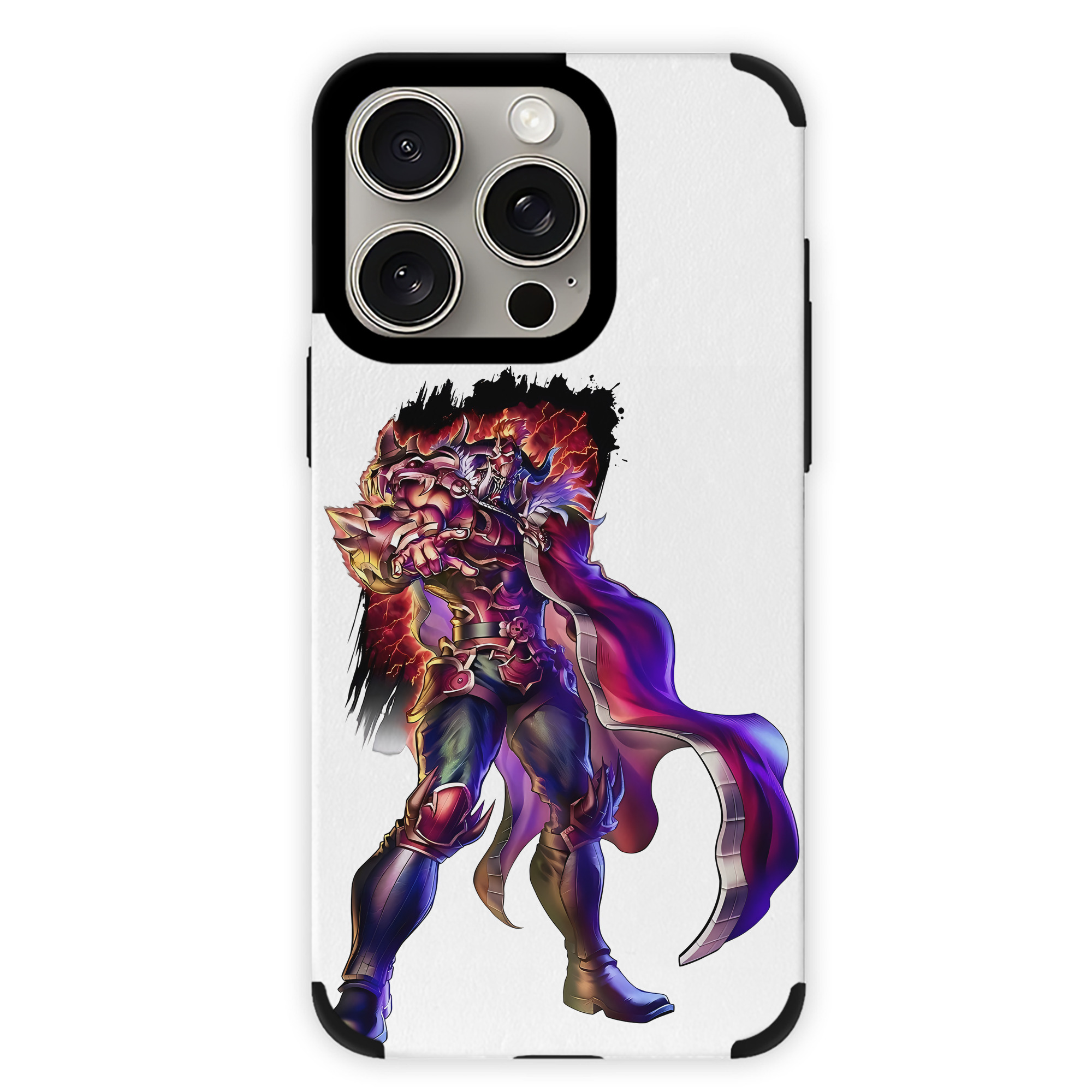 （画像用） 北斗の拳 Fist of the North Star 【iPhone15ProMax対応】 PUレザー スマホケース 耐衝撃＆黄変防止