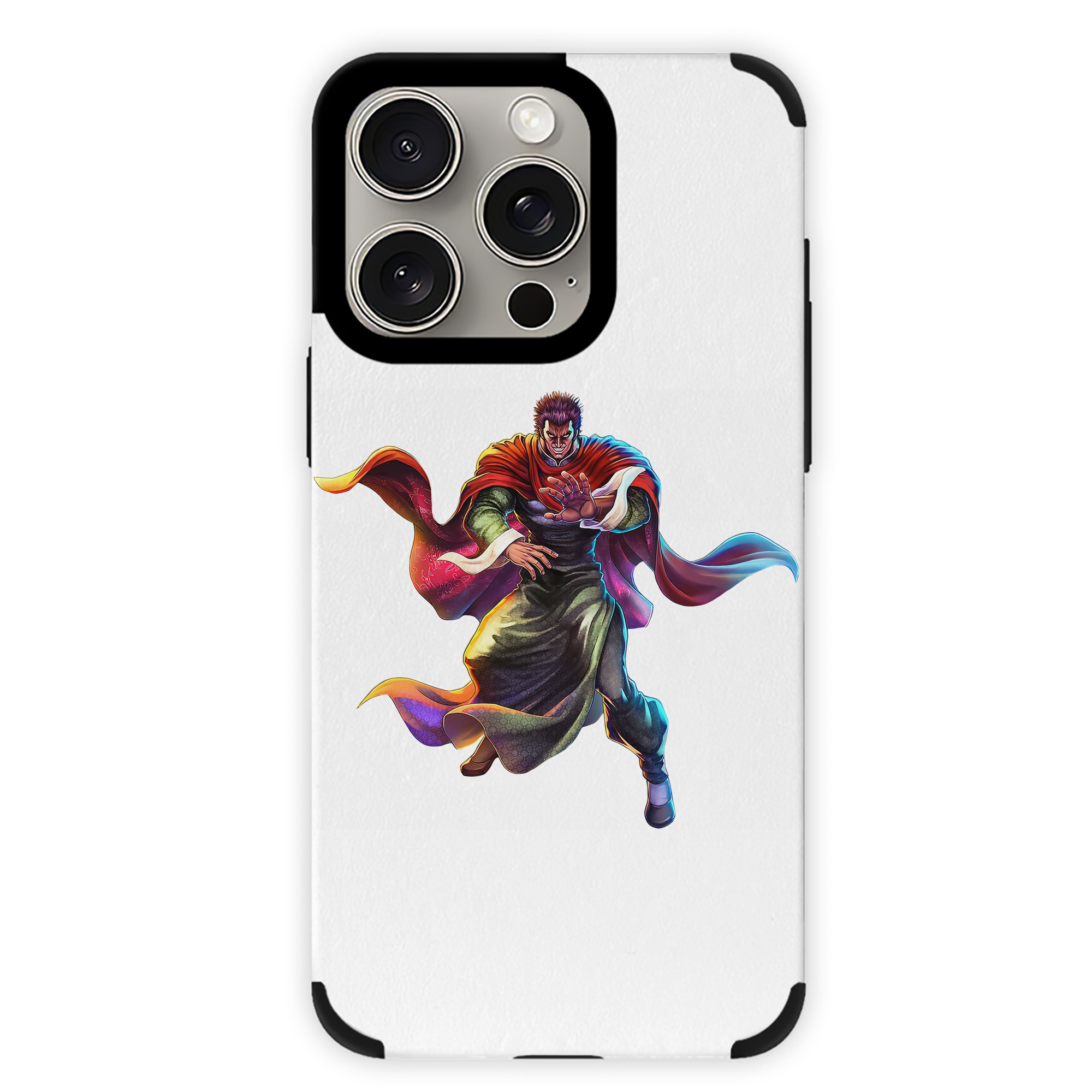 （画像用） 北斗の拳 Fist of the North Star 【iPhone15ProMax対応】 PUレザー スマホケース 耐衝撃＆黄変防止