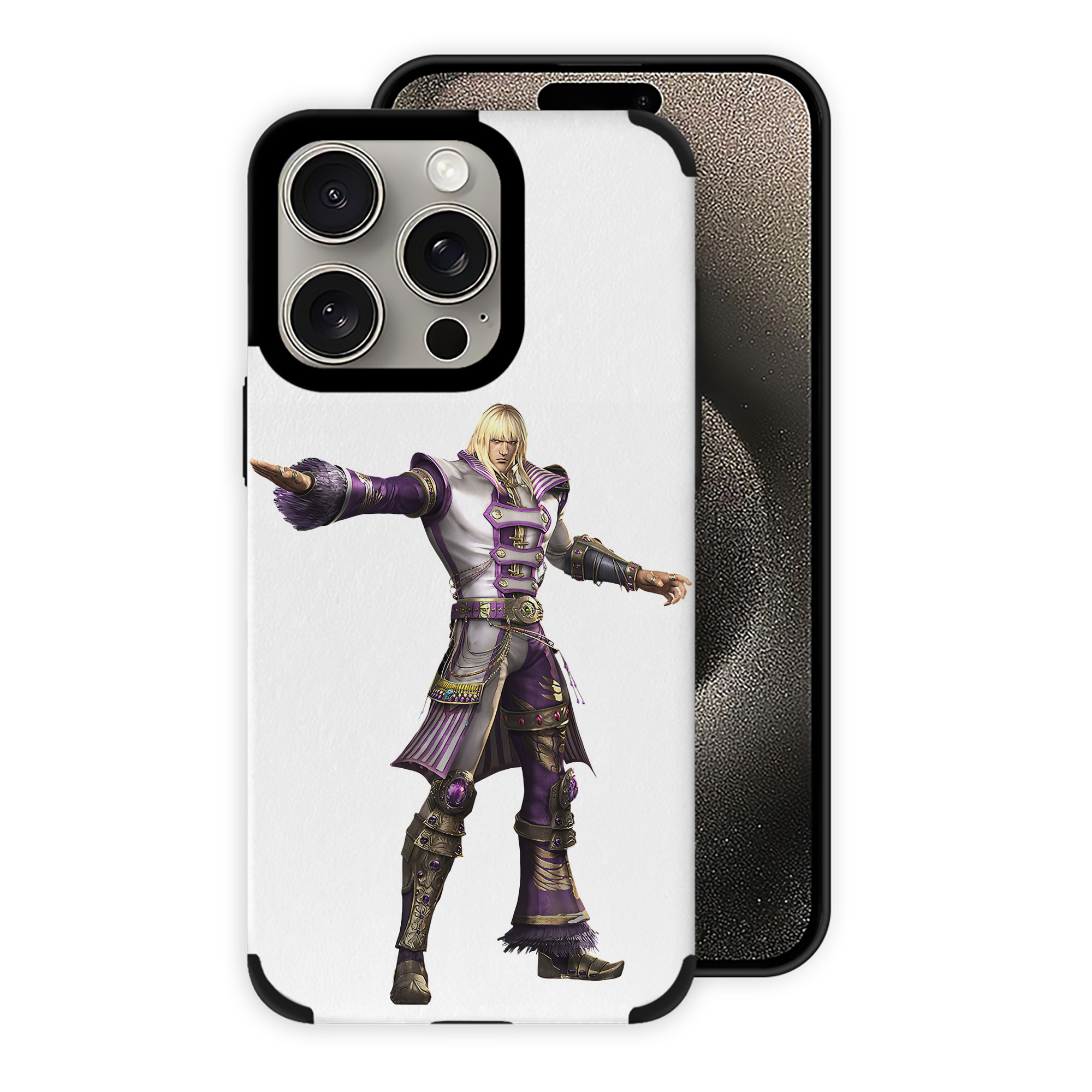 （画像用） 北斗の拳 Fist of the North Star 【iPhone15ProMax対応】 PUレザー スマホケース 耐衝撃＆黄変防止