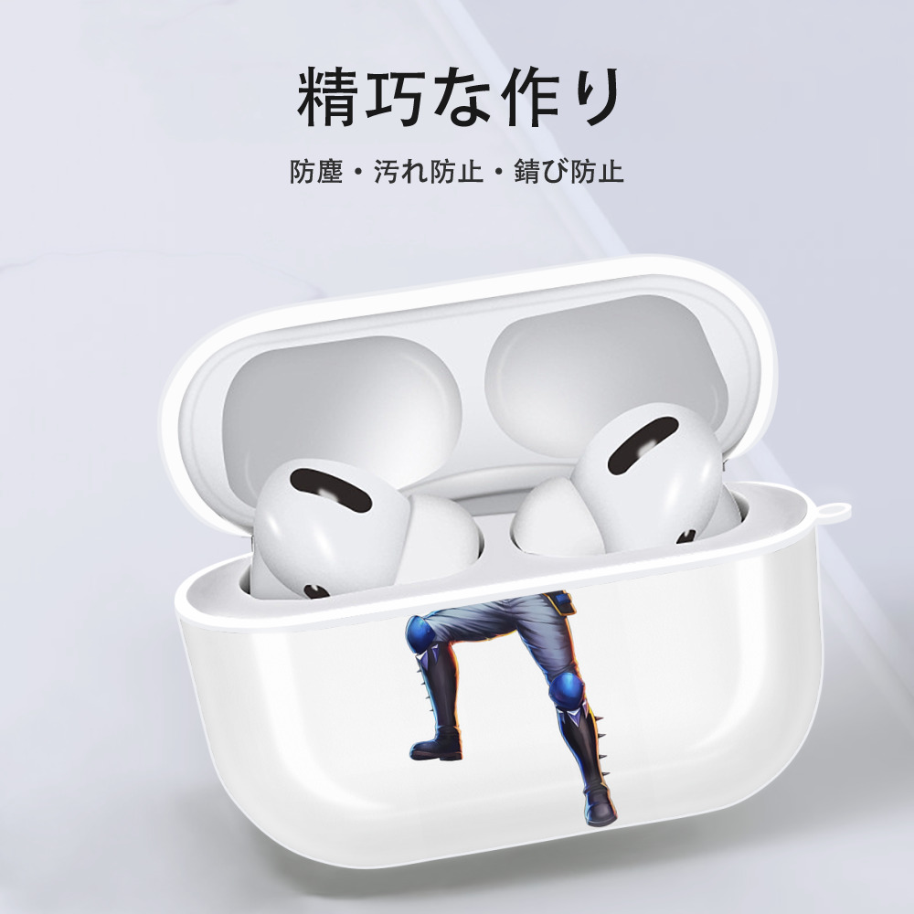 北斗の拳 Fist of the North Star 【AirPods Pro用】ハードシェル保護ケース 耐衝撃・防指紋・カラビナ付き商品仕様