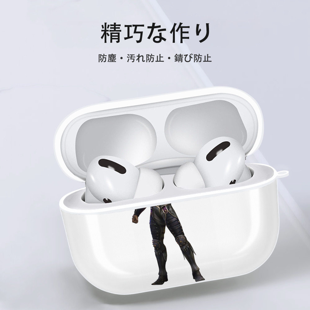 北斗の拳 Fist of the North Star 【AirPods Pro用】ハードシェル保護ケース 耐衝撃・防指紋・カラビナ付き商品仕様