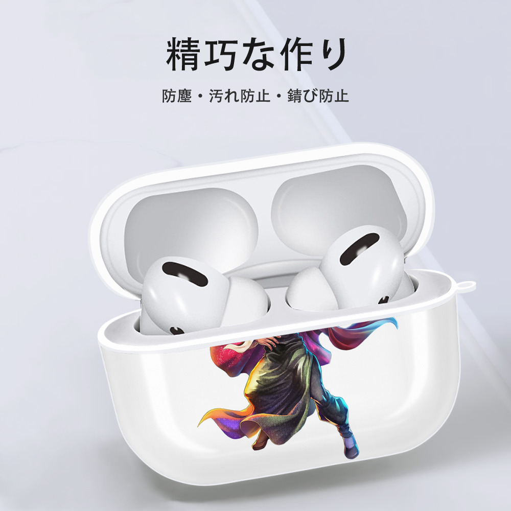 北斗の拳 Fist of the North Star 【AirPods Pro用】ハードシェル保護ケース 耐衝撃・防指紋・カラビナ付き商品仕様