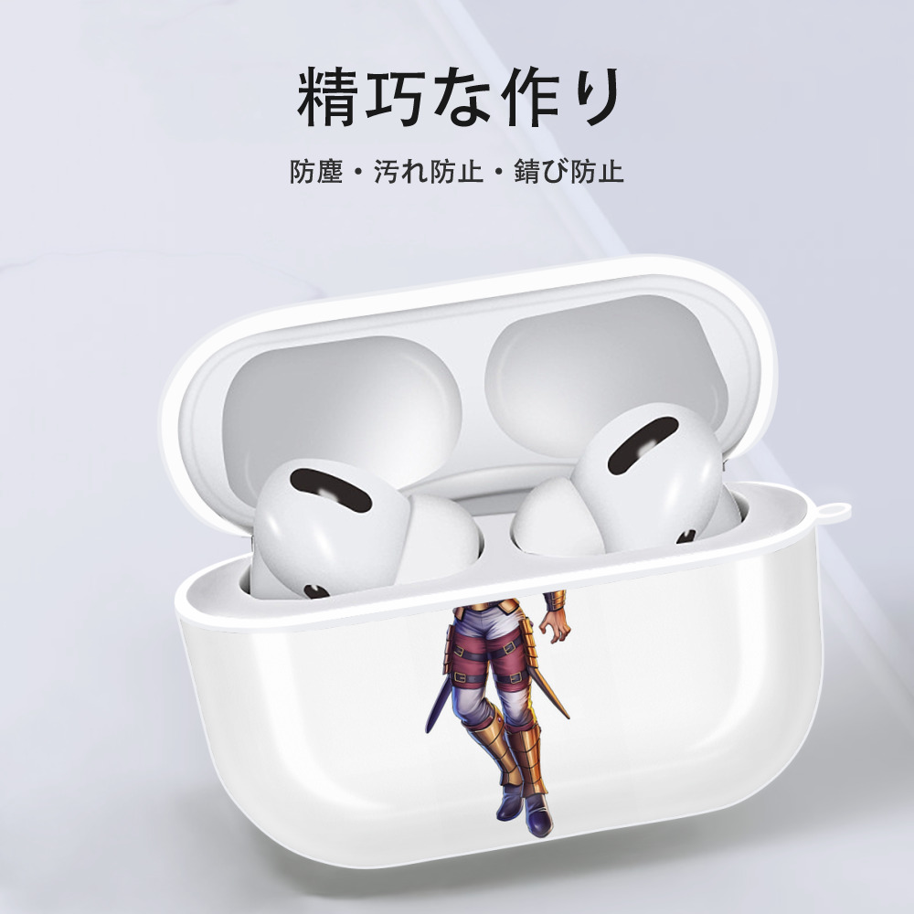 北斗の拳 Fist of the North Star 【AirPods Pro用】ハードシェル保護ケース 耐衝撃・防指紋・カラビナ付き商品仕様