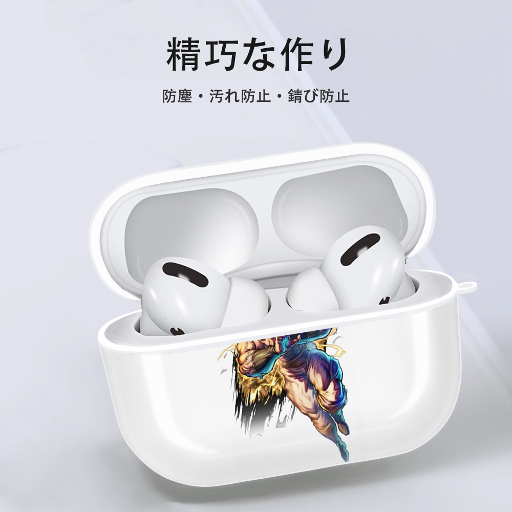 北斗の拳 Fist of the North Star 【AirPods Pro用】ハードシェル保護ケース 耐衝撃・防指紋・カラビナ付き商品仕様
