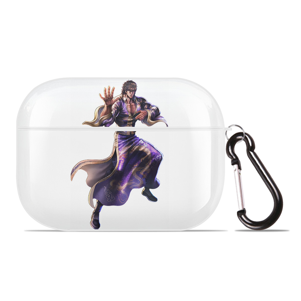 （画像用） 北斗の拳 Fist of the North Star 【AirPods Pro用】ハードシェル保護ケース 耐衝撃・防指紋・カラビナ付き商品仕様