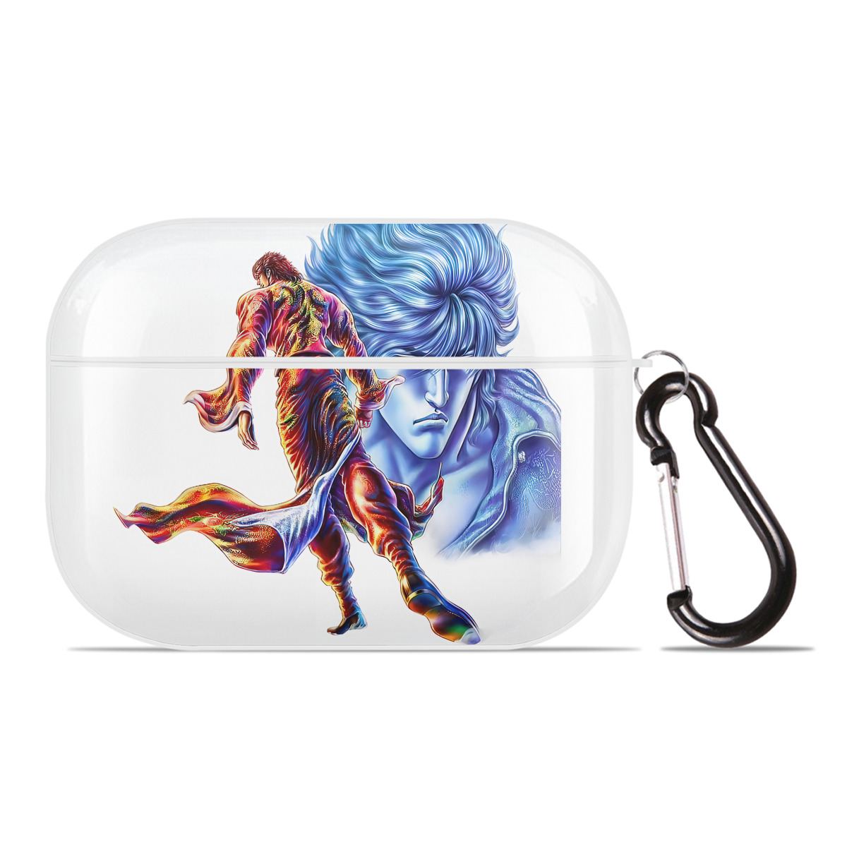 （画像用） 北斗の拳 Fist of the North Star 【AirPods Pro用】ハードシェル保護ケース 耐衝撃・防指紋・カラビナ付き商品仕様