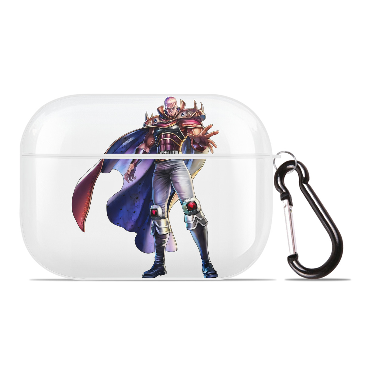 （画像用） 北斗の拳 Fist of the North Star 【AirPods Pro用】ハードシェル保護ケース 耐衝撃・防指紋・カラビナ付き商品仕様