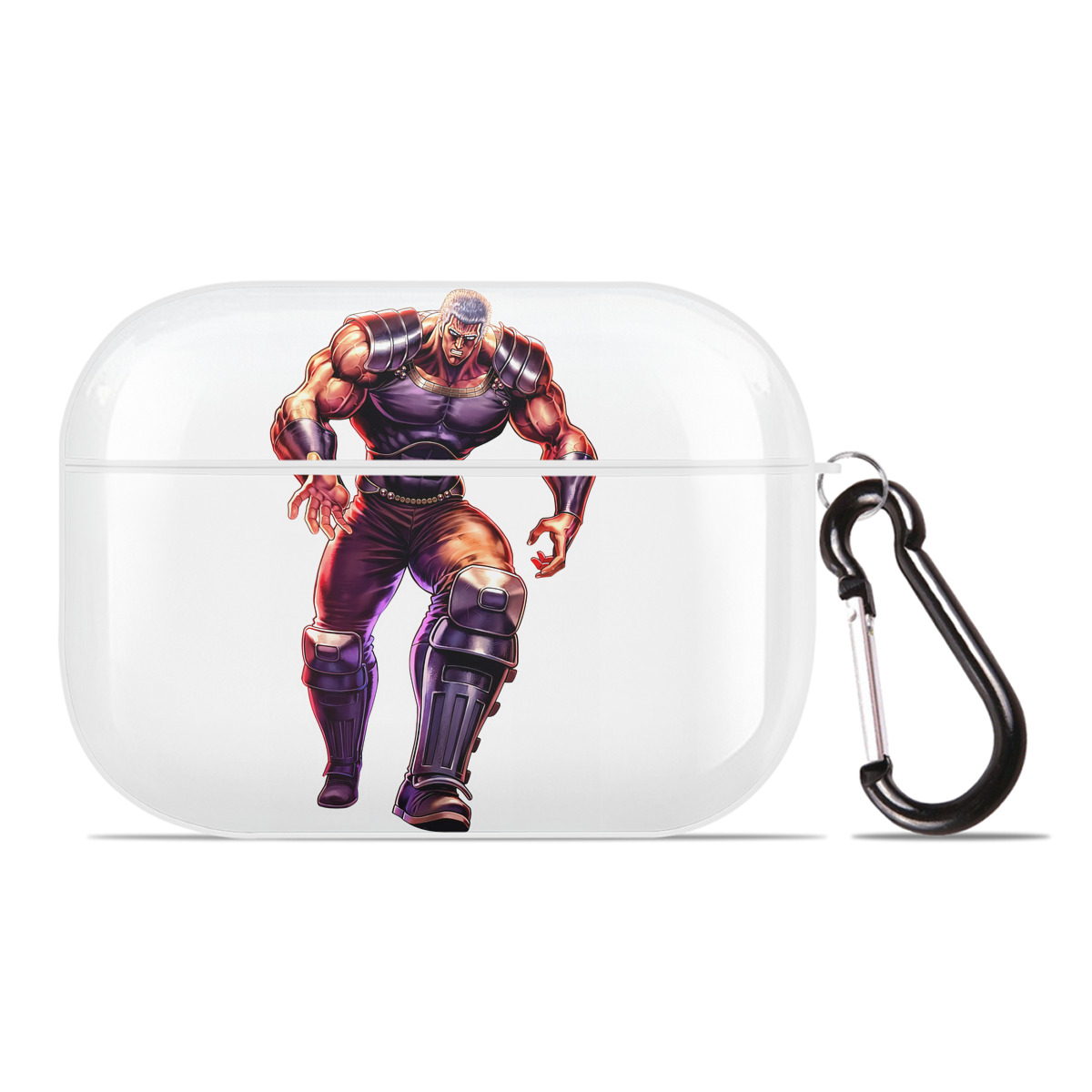 （画像用） 北斗の拳 Fist of the North Star 【AirPods Pro用】ハードシェル保護ケース 耐衝撃・防指紋・カラビナ付き商品仕様