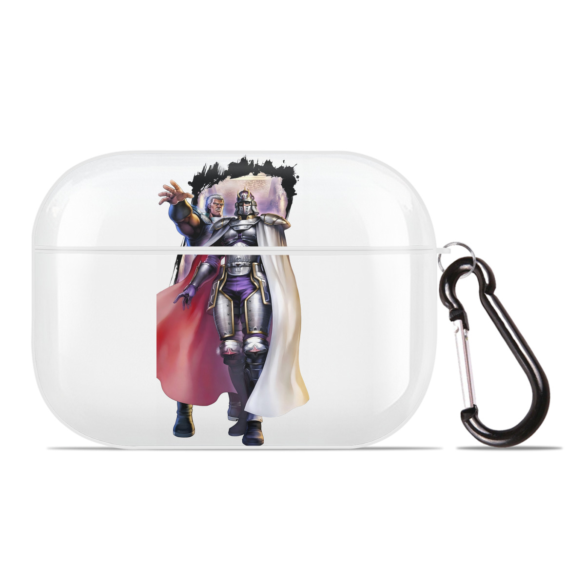 （画像用） 北斗の拳 Fist of the North Star 【AirPods Pro用】ハードシェル保護ケース 耐衝撃・防指紋・カラビナ付き商品仕様