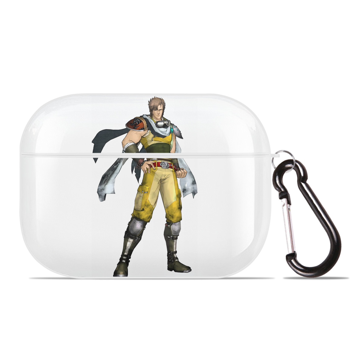 （画像用） 北斗の拳 Fist of the North Star 【AirPods Pro用】ハードシェル保護ケース 耐衝撃・防指紋・カラビナ付き商品仕様