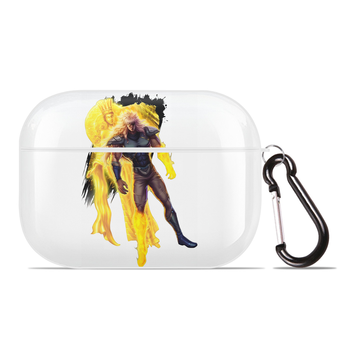 （画像用） 北斗の拳 Fist of the North Star 【AirPods Pro用】ハードシェル保護ケース 耐衝撃・防指紋・カラビナ付き商品仕様