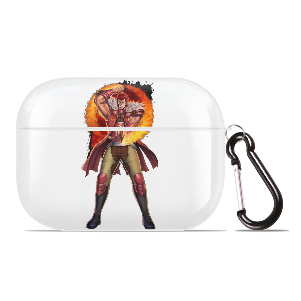 （画像用） 北斗の拳 Fist of the North Star 【AirPods Pro用】ハードシェル保護ケース 耐衝撃・防指紋・カラビナ付き商品仕様