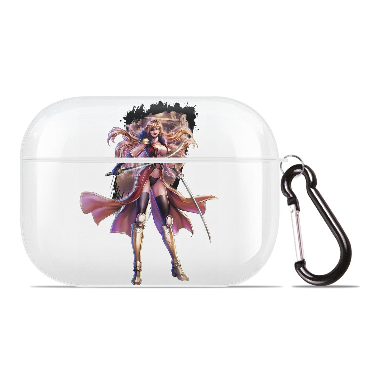 （画像用） 北斗の拳 Fist of the North Star 【AirPods Pro用】ハードシェル保護ケース 耐衝撃・防指紋・カラビナ付き商品仕様