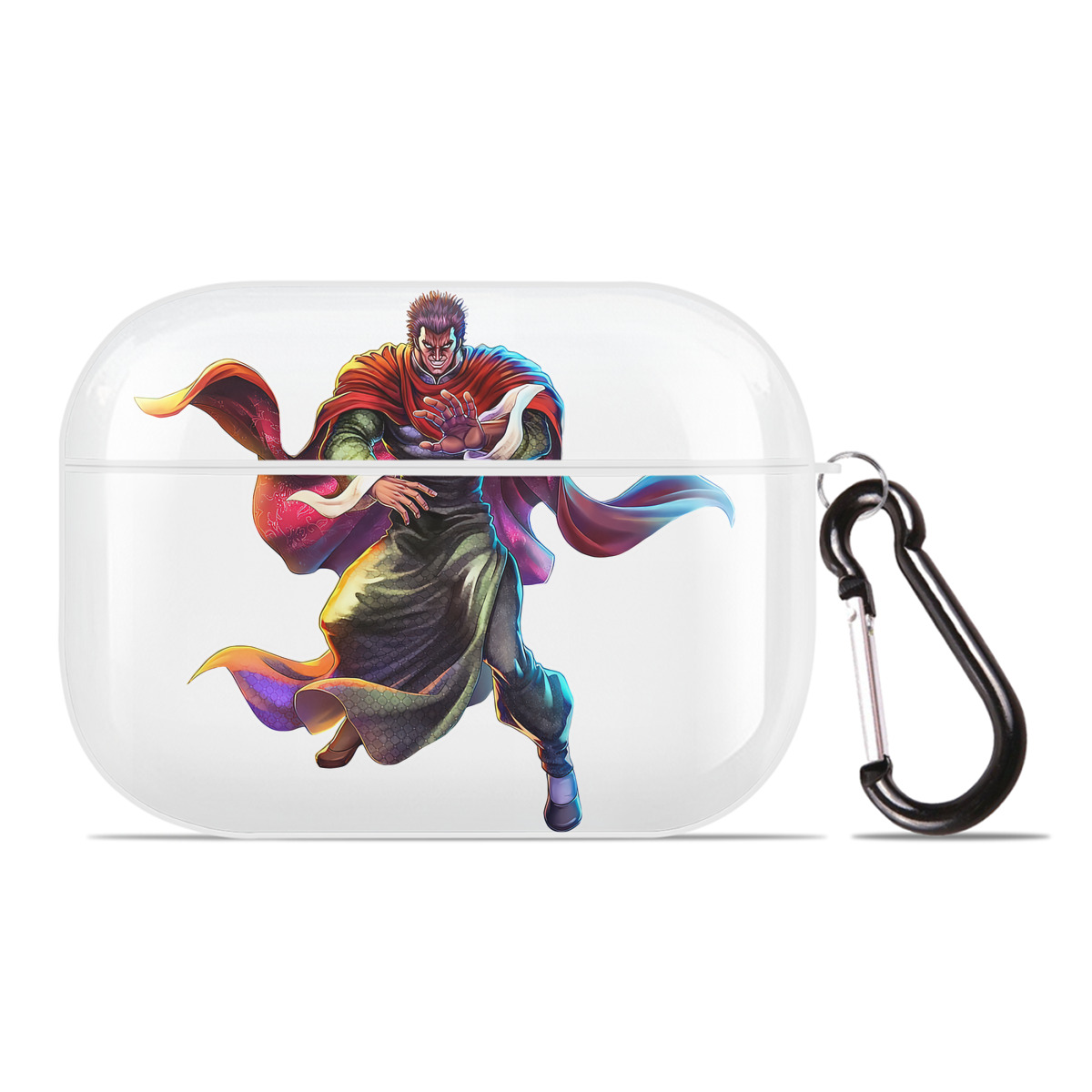 （画像用） 北斗の拳 Fist of the North Star 【AirPods Pro用】ハードシェル保護ケース 耐衝撃・防指紋・カラビナ付き商品仕様