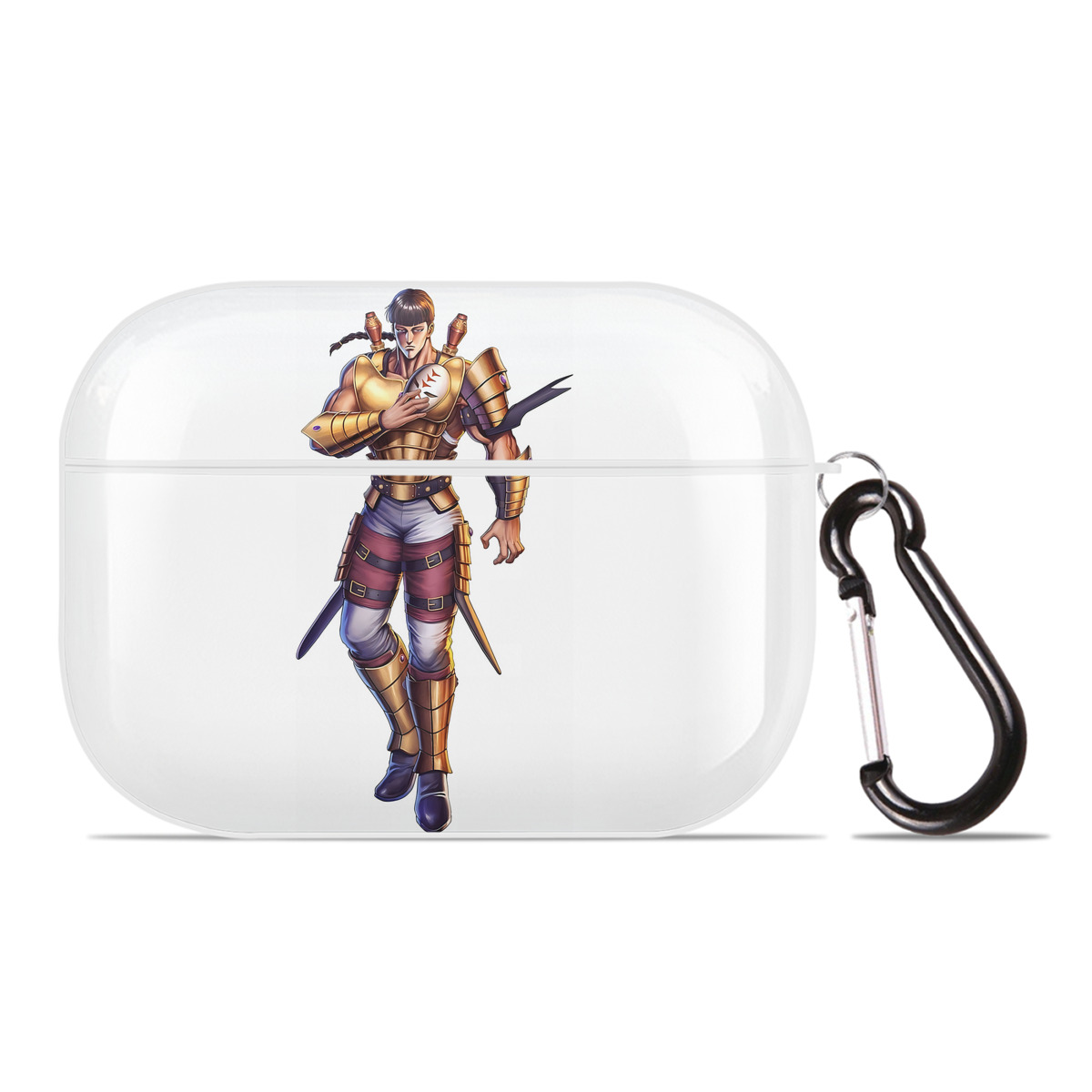 （画像用） 北斗の拳 Fist of the North Star 【AirPods Pro用】ハードシェル保護ケース 耐衝撃・防指紋・カラビナ付き商品仕様