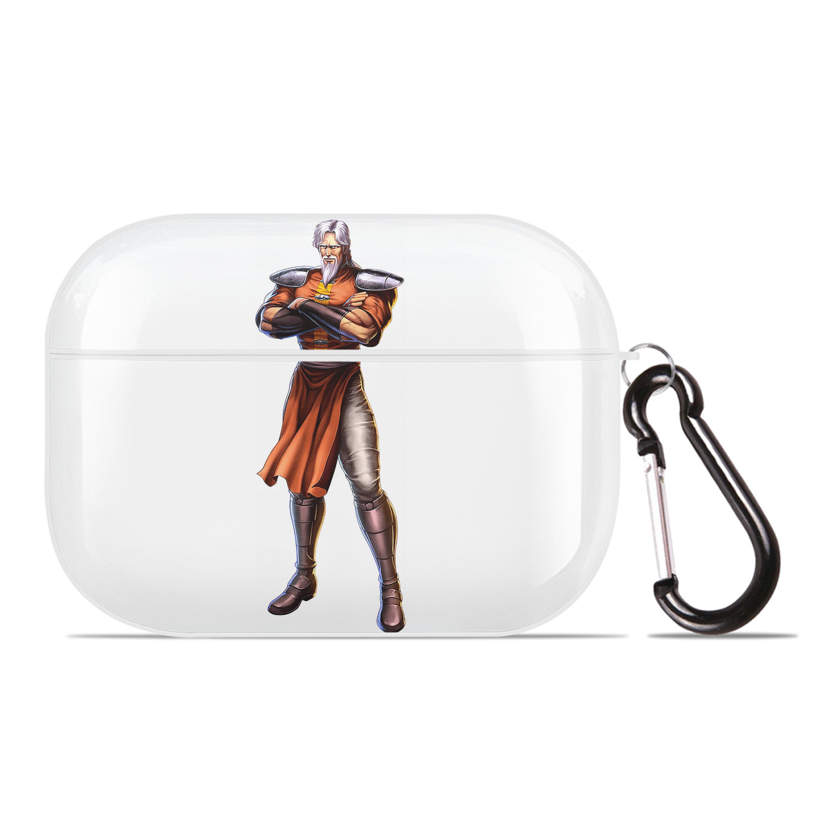 （画像用） 北斗の拳 Fist of the North Star 【AirPods Pro用】ハードシェル保護ケース 耐衝撃・防指紋・カラビナ付き商品仕様
