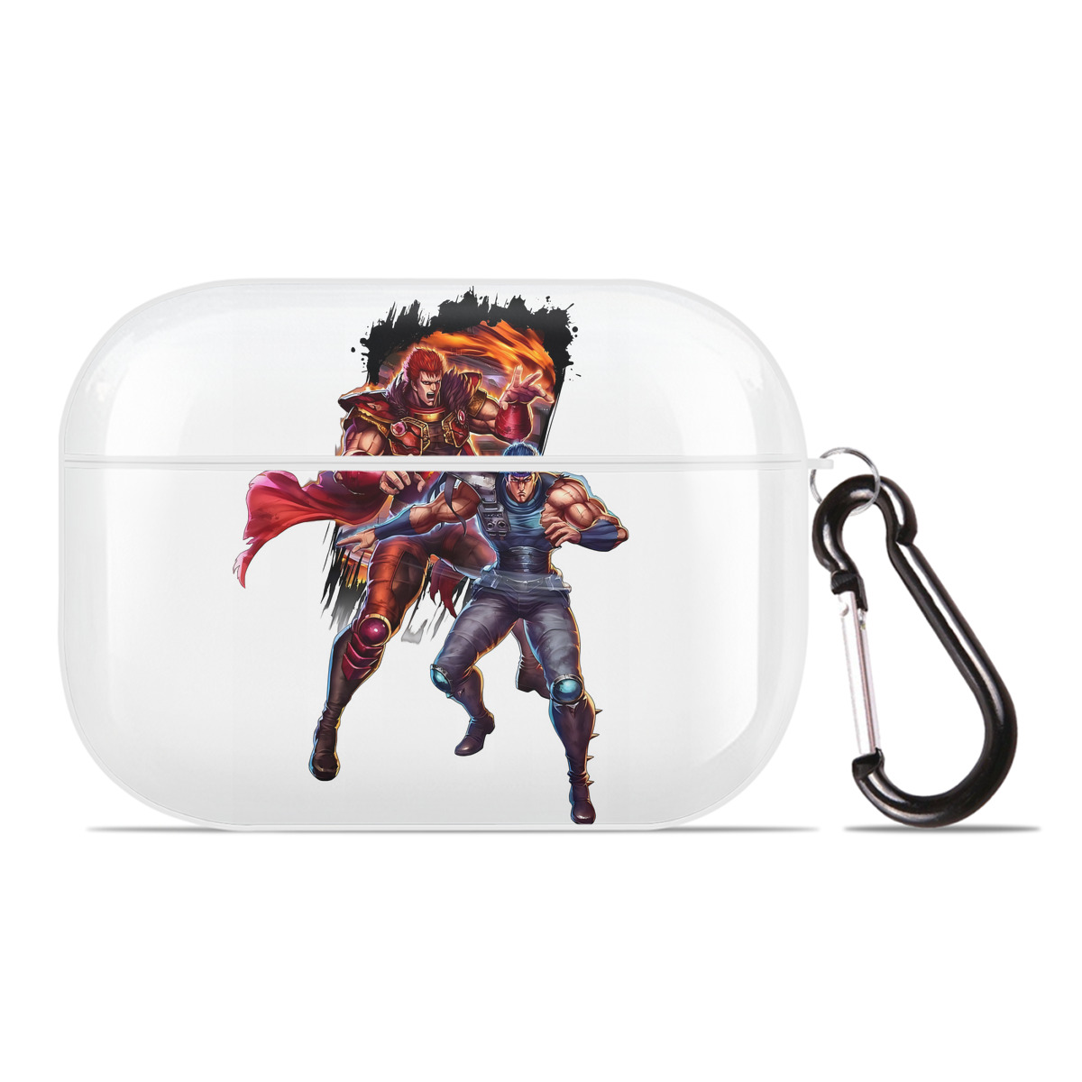 （画像用） 北斗の拳 Fist of the North Star 【AirPods Pro用】ハードシェル保護ケース 耐衝撃・防指紋・カラビナ付き商品仕様