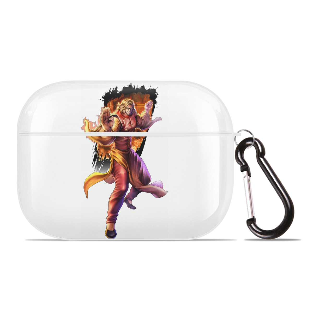 （画像用） 北斗の拳 Fist of the North Star 【AirPods Pro用】ハードシェル保護ケース 耐衝撃・防指紋・カラビナ付き商品仕様