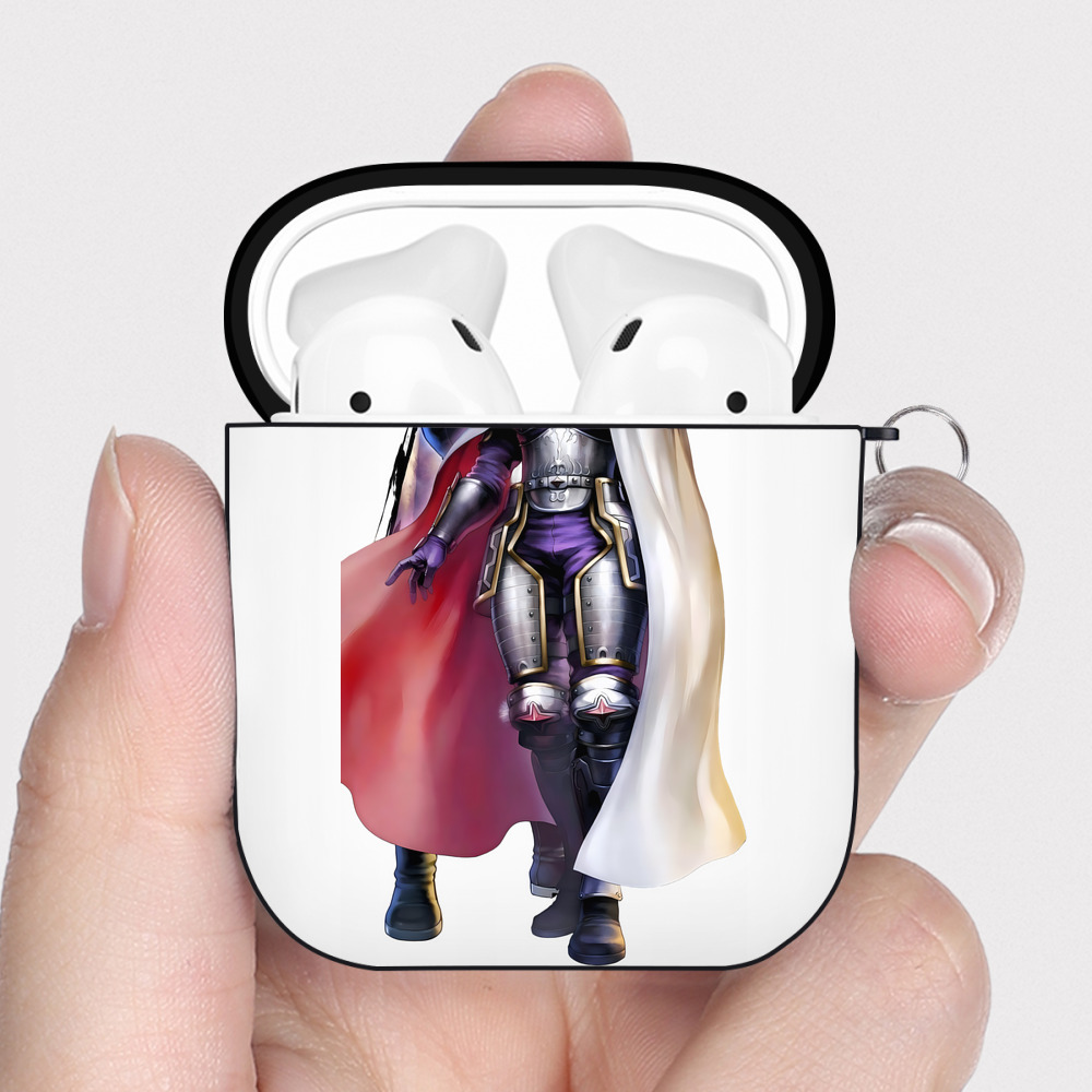 （画像用） 北斗の拳 Fist of the North Star AirPods 第2世代保護ケース ハードシェル ブラック 耐衝撃・防指紋・カラビナ付き