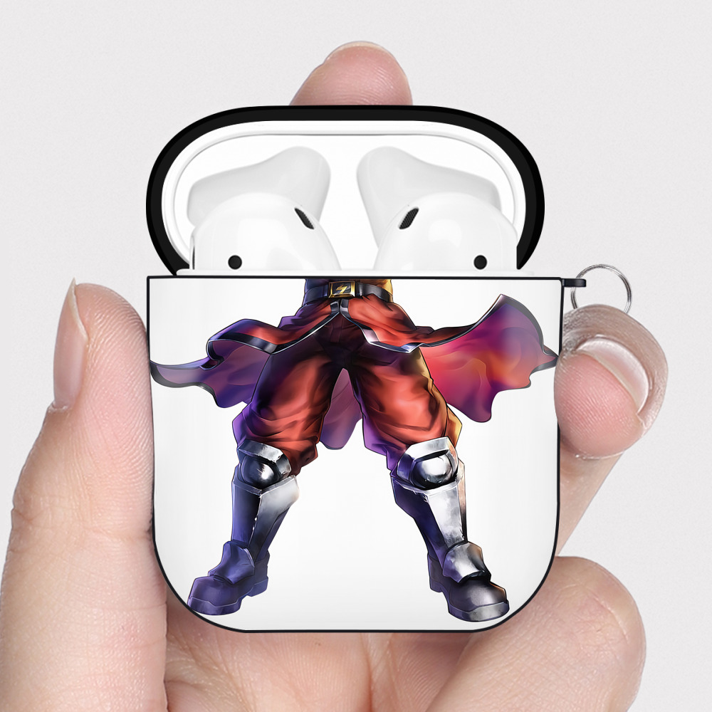 （画像用） 北斗の拳 Fist of the North Star AirPods 第2世代保護ケース ハードシェル ブラック 耐衝撃・防指紋・カラビナ付き