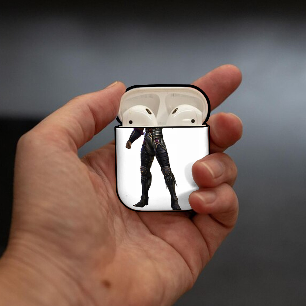 北斗の拳 Fist of the North Star AirPods 第2世代保護ケース ハードシェル ブラック 耐衝撃・防指紋・カラビナ付き
