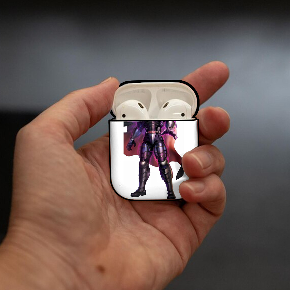 北斗の拳 Fist of the North Star AirPods 第2世代保護ケース ハードシェル ブラック 耐衝撃・防指紋・カラビナ付き